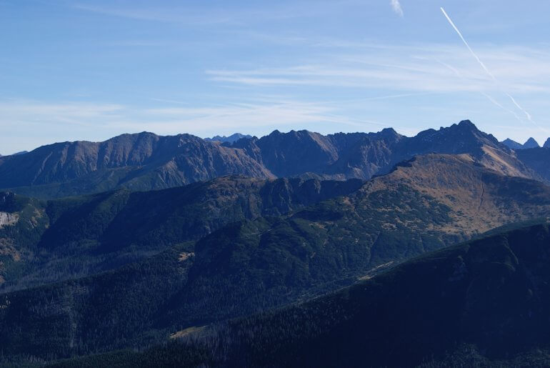 Czerwone Wierchy - Giewont trasa czas wejścia