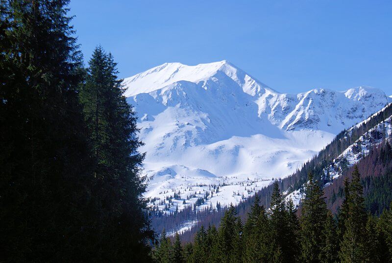 Tatry zachodnie - widok spod schroniska Ornak