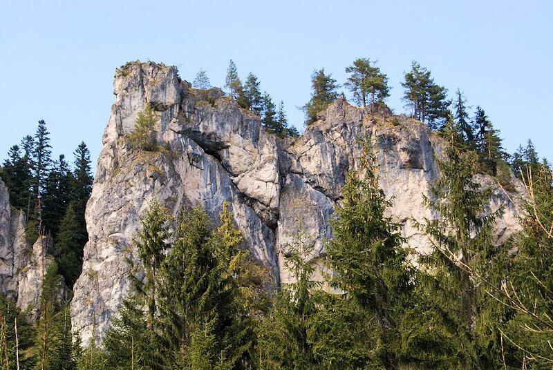 Widok na tatry ze szlaku