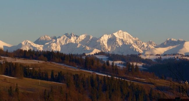 Noclegi U jasia - pokoje przy termach Gorący Potok -widoki z domu blisko Zakopanego.